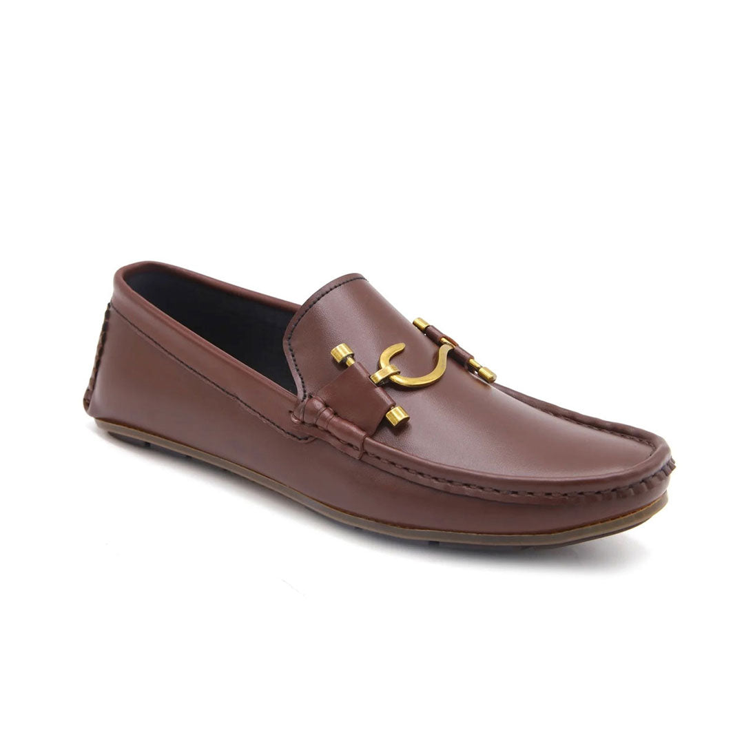 S BROWN LOAFERS - AY-091