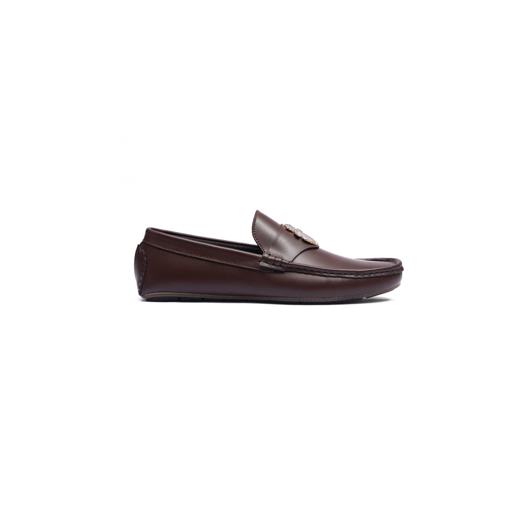 BILI BROWN LOAFFERS - AY-094