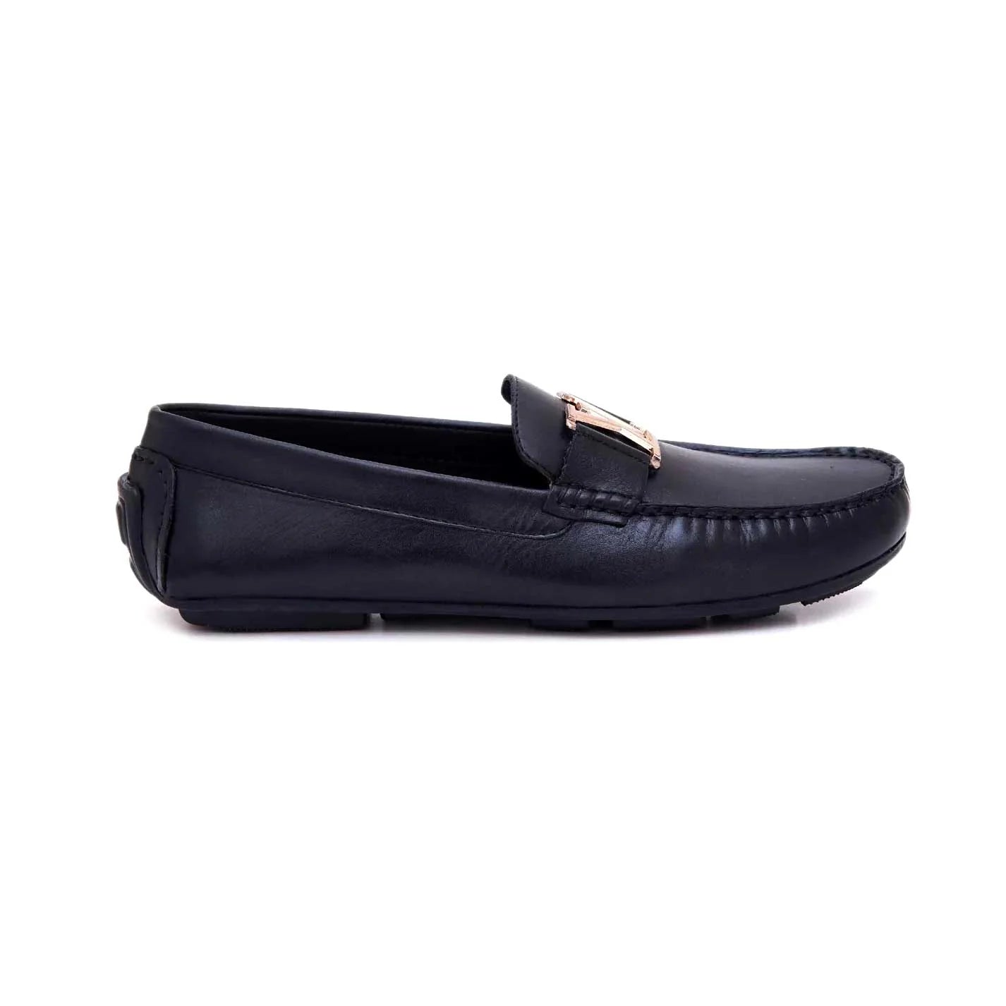 The Black Buckle Loafers - AY-021