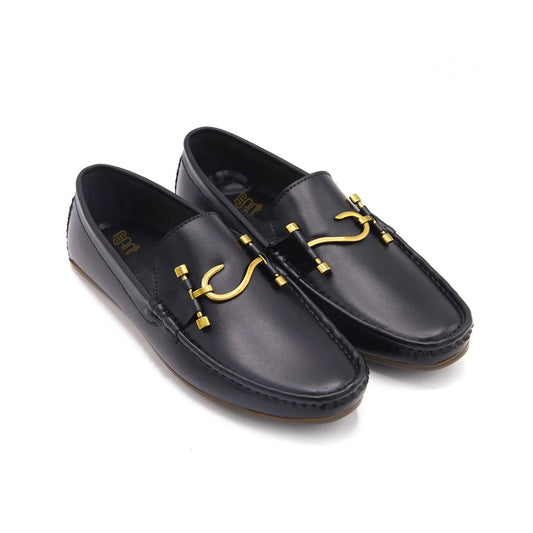 S BLACK LOAFERS - AY-092