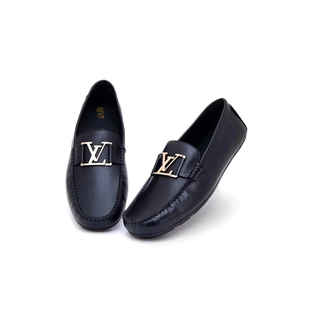 The Black Buckle Loafers - AY-021