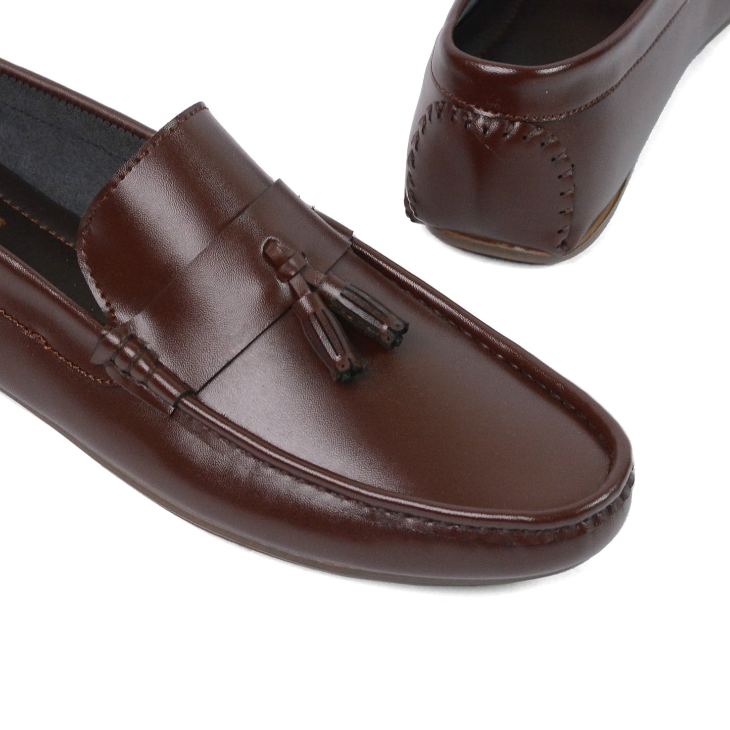 New Tussle Dark Brown Loafers - AY-096