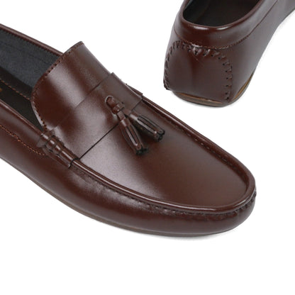 New Tussle Dark Brown Loafers - AY-096
