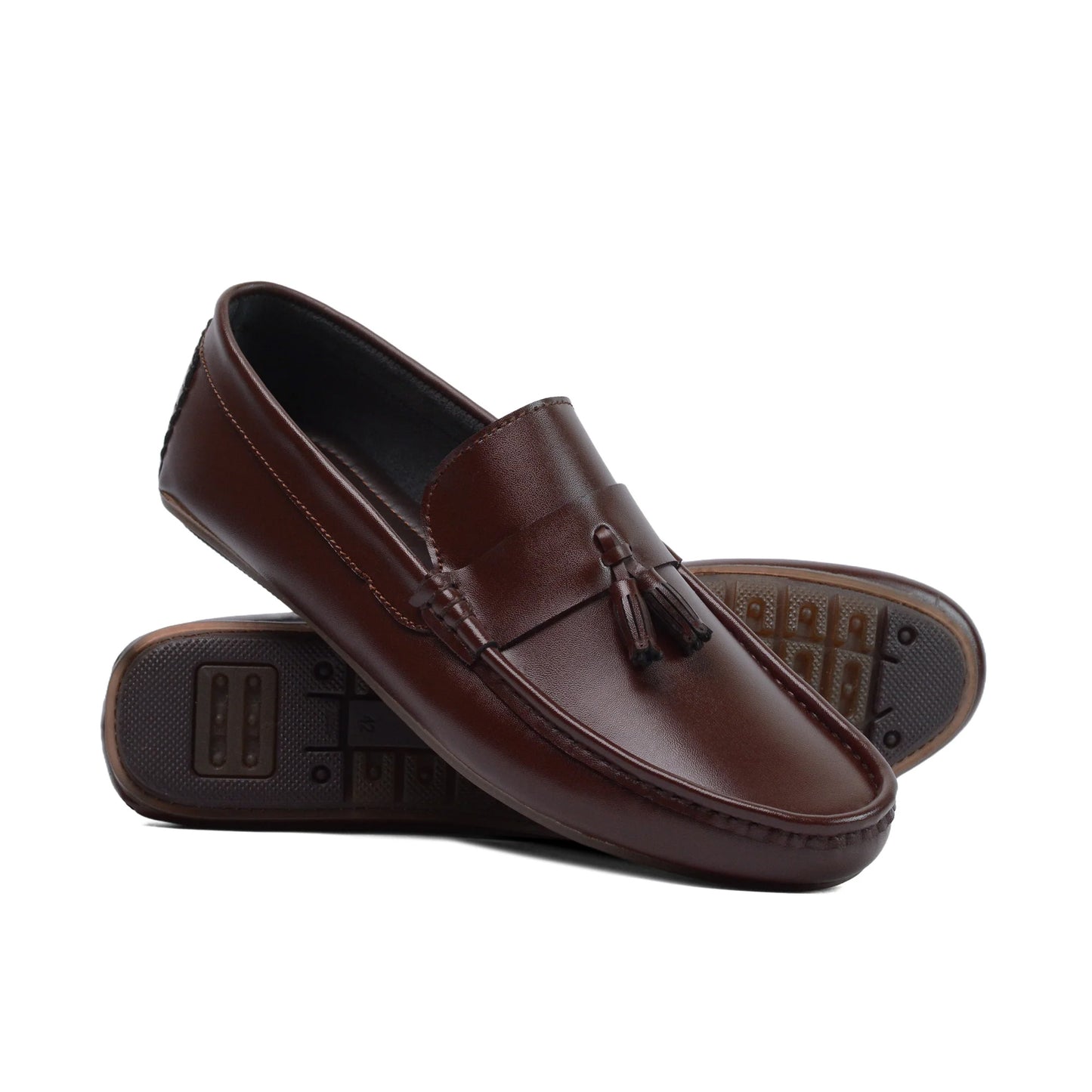 New Tussle Dark Brown Loafers - AY-096