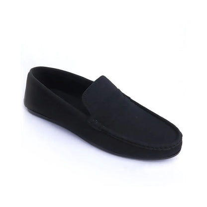 Black Casual Suede Loafers - AY-044