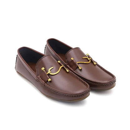 S BROWN LOAFERS - AY-091