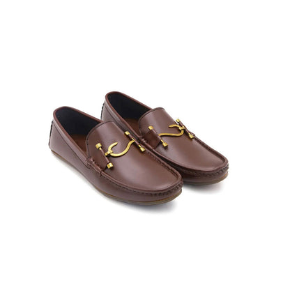 S BROWN LOAFERS - AY-091
