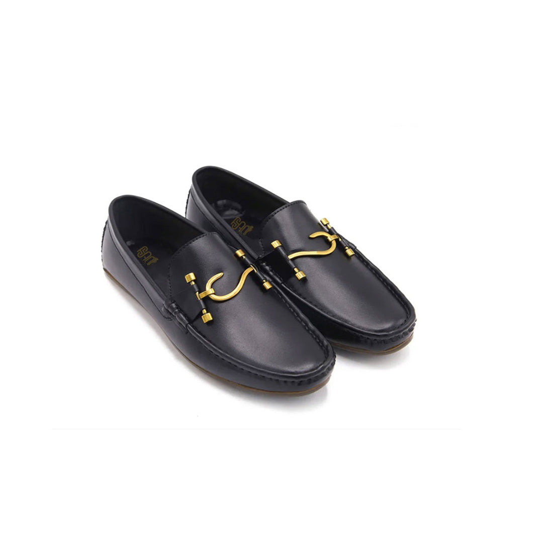 S BLACK LOAFERS - AY-092