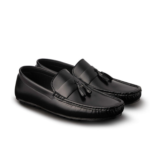 New Tussle Black Loafers - AY-095