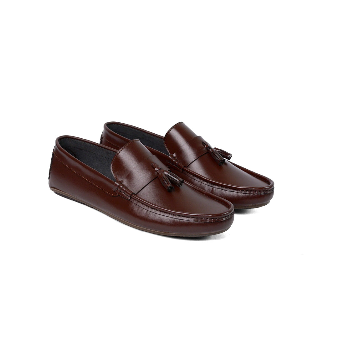 New Tussle Dark Brown Loafers - AY-096