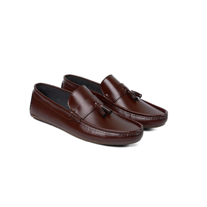 New Tussle Dark Brown Loafers - AY-096