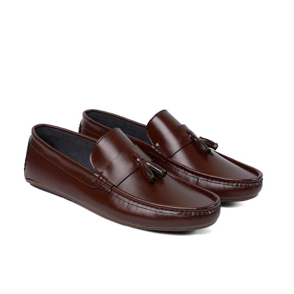 New Tussle Dark Brown Loafers - AY-096
