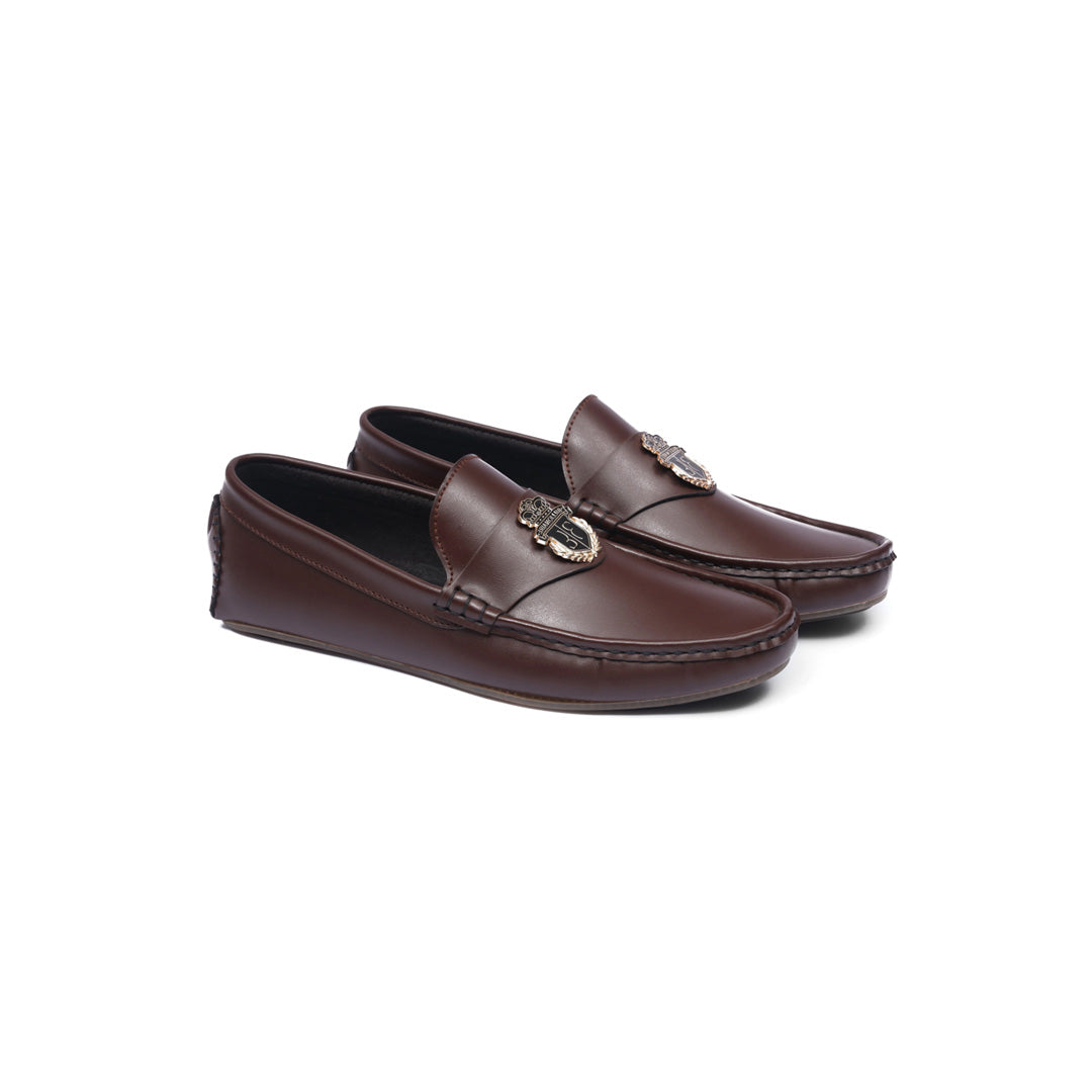 BILI BROWN LOAFFERS - AY-094