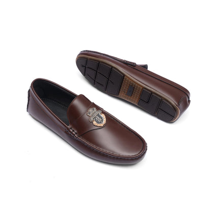 BILI BROWN LOAFFERS - AY-094