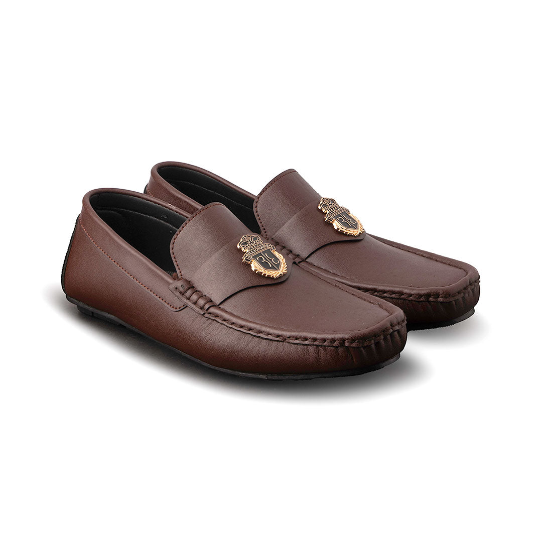 BILI BROWN LOAFFERS - AY-094