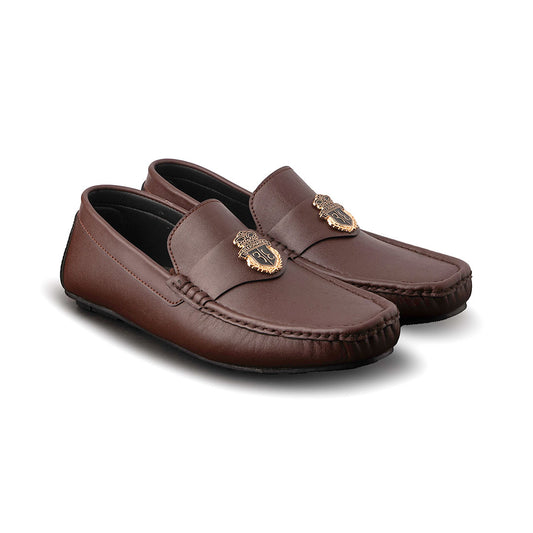 BILI BROWN LOAFFERS - AY-094