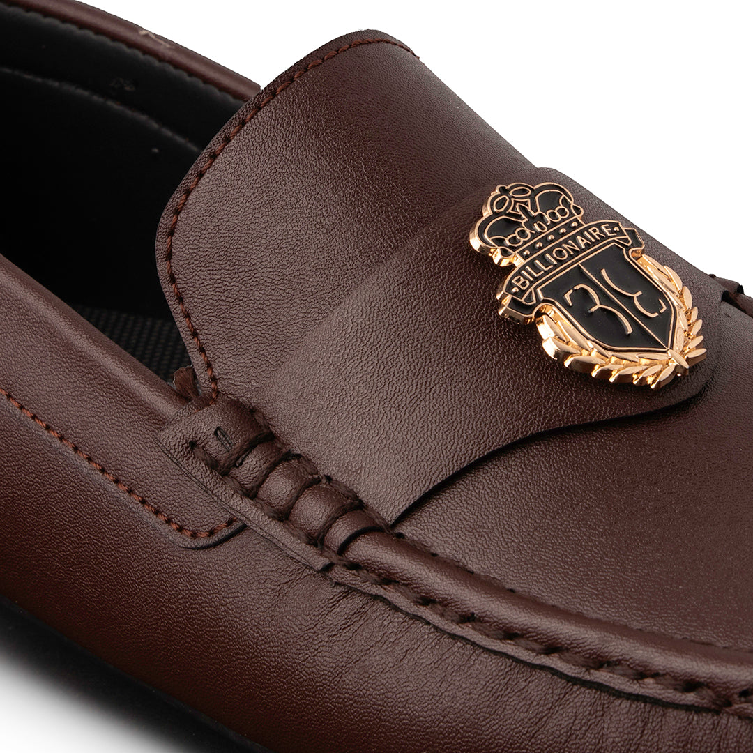 BILI BROWN LOAFFERS - AY-094