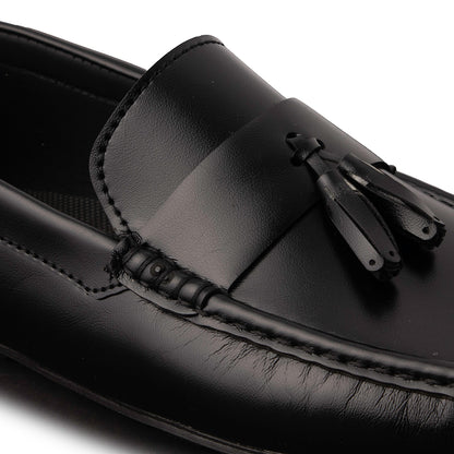 New Tussle Black Loafers - AY-095