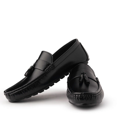 New Tussle Black Loafers - AY-095