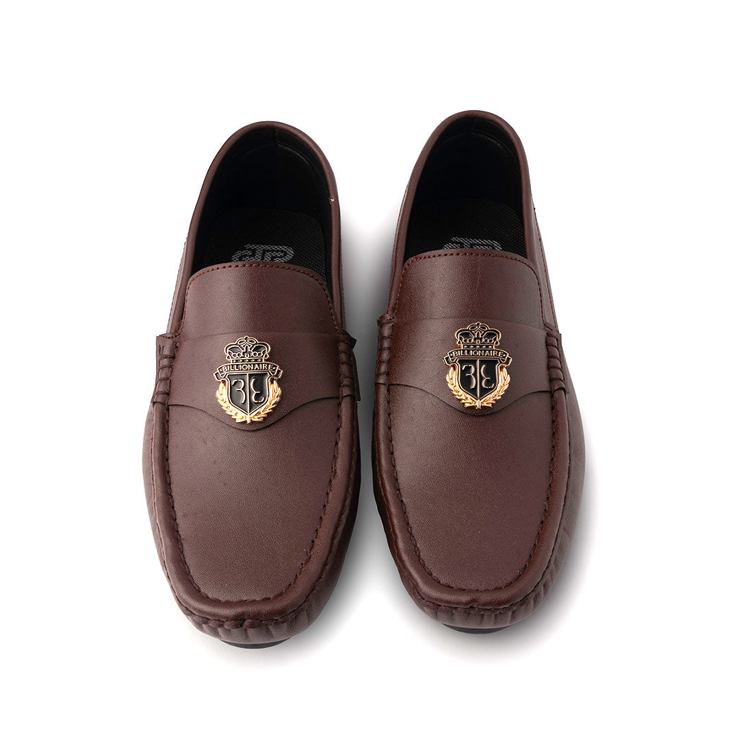 BILI BROWN LOAFFERS - AY-094