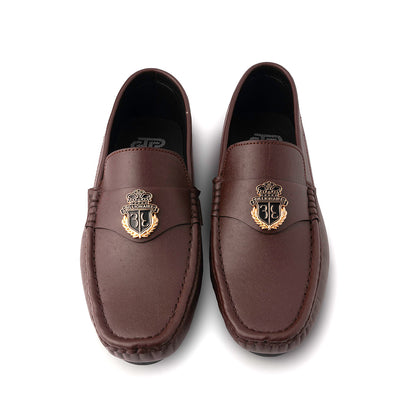 BILI BROWN LOAFFERS - AY-094