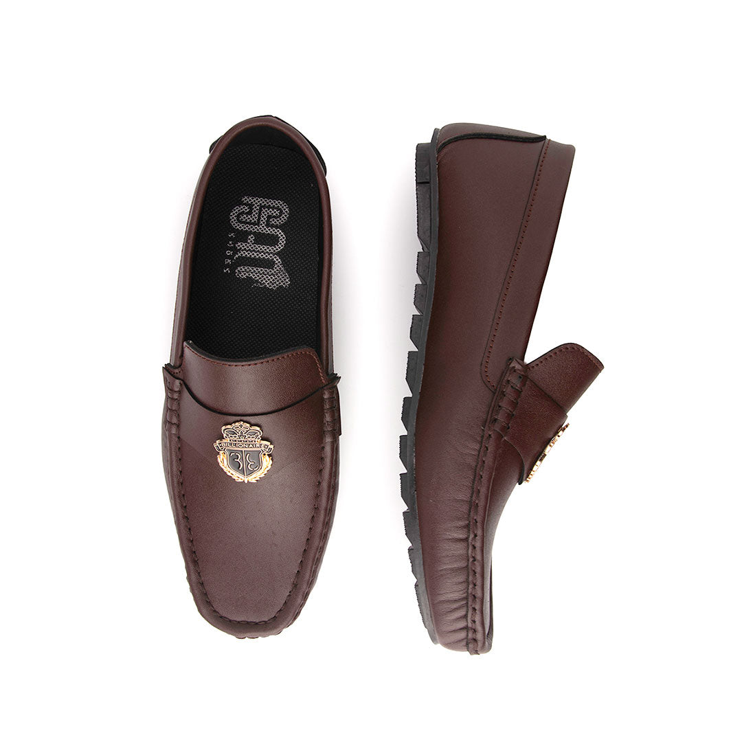 BILI BROWN LOAFFERS - AY-094