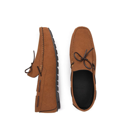 Brown Suede Loafer - AY-058