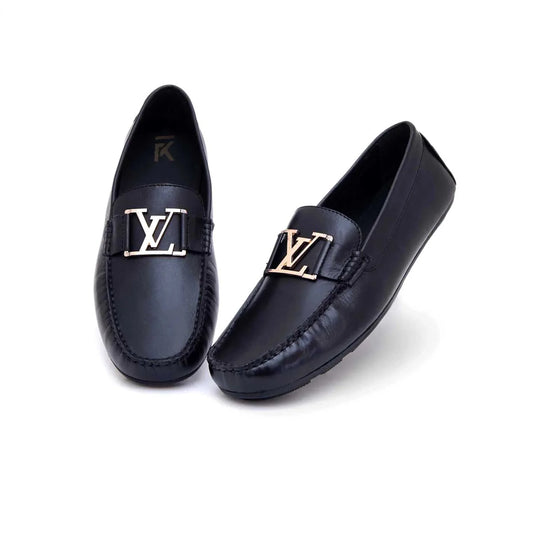 The Black Buckle Loafers - AY-021